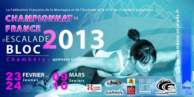 Championnats de France de Bloc Espoir 2013 – résultats