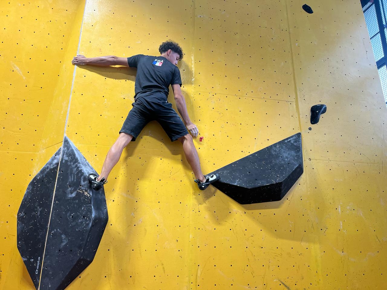 Lancement de la saison internationale de bloc jeunes pour Sam Poullain !